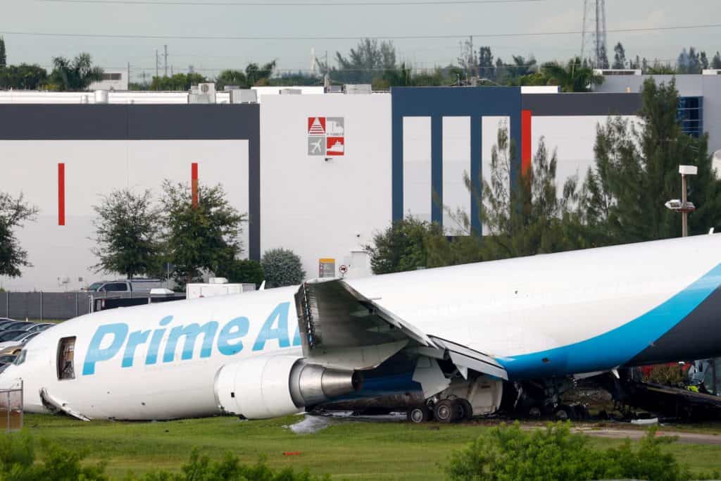 Amazon jet lacked wind data before Miami crash, NTSB says
