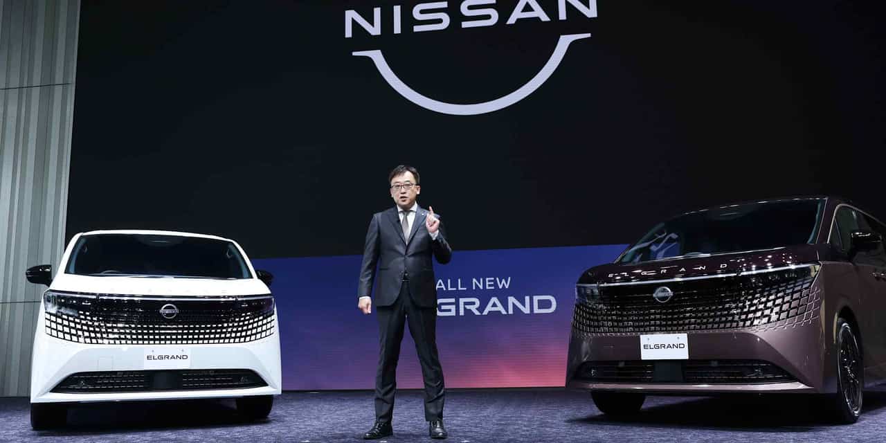 Nissan launches redesigned Elgrand minivan to boost domestic sales