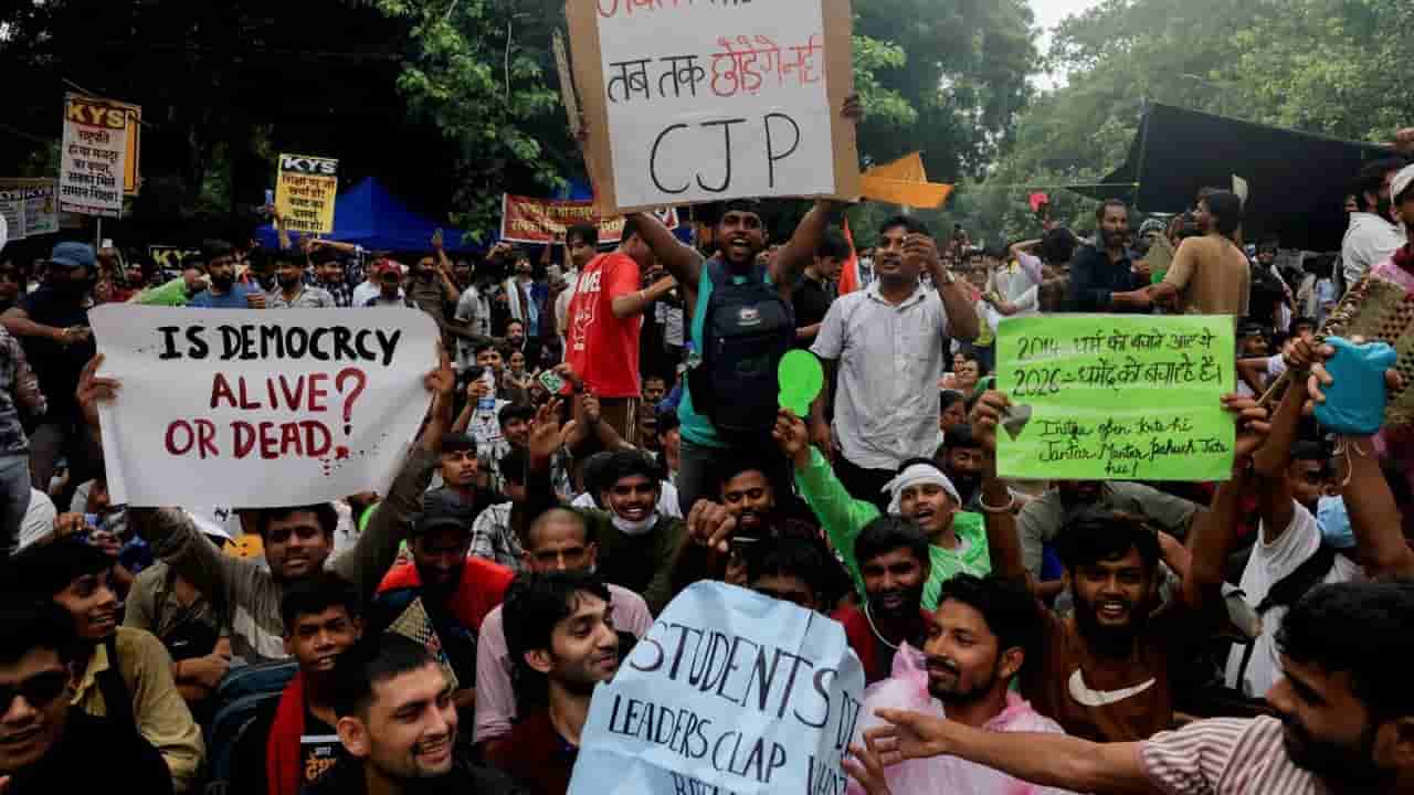 India's youth protest exam integrity, demand minister's resignation
