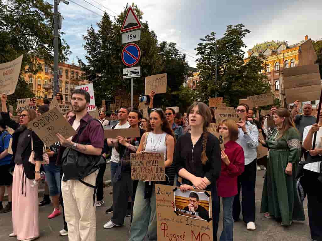 Ukrainians Protest Fedorov's Dismissal, Demand Reinstatement