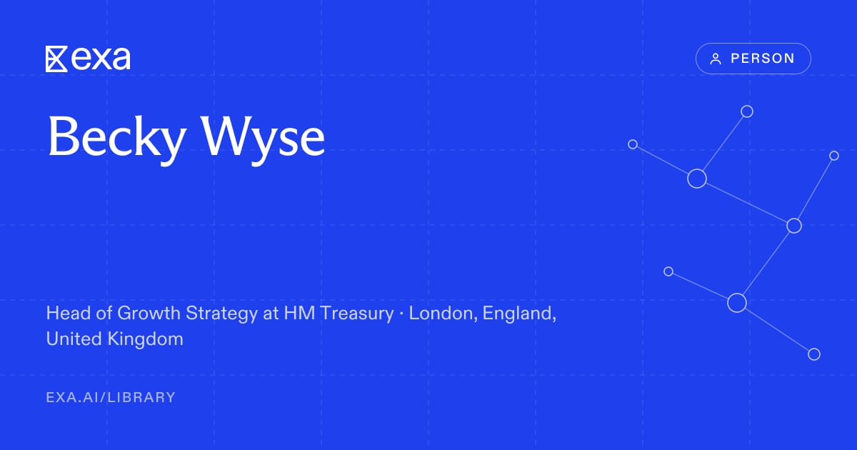 HM Treasury names new Head of Growth Strategy