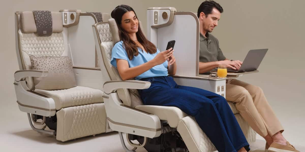 Emirates unveils new premium economy seat with privacy screen