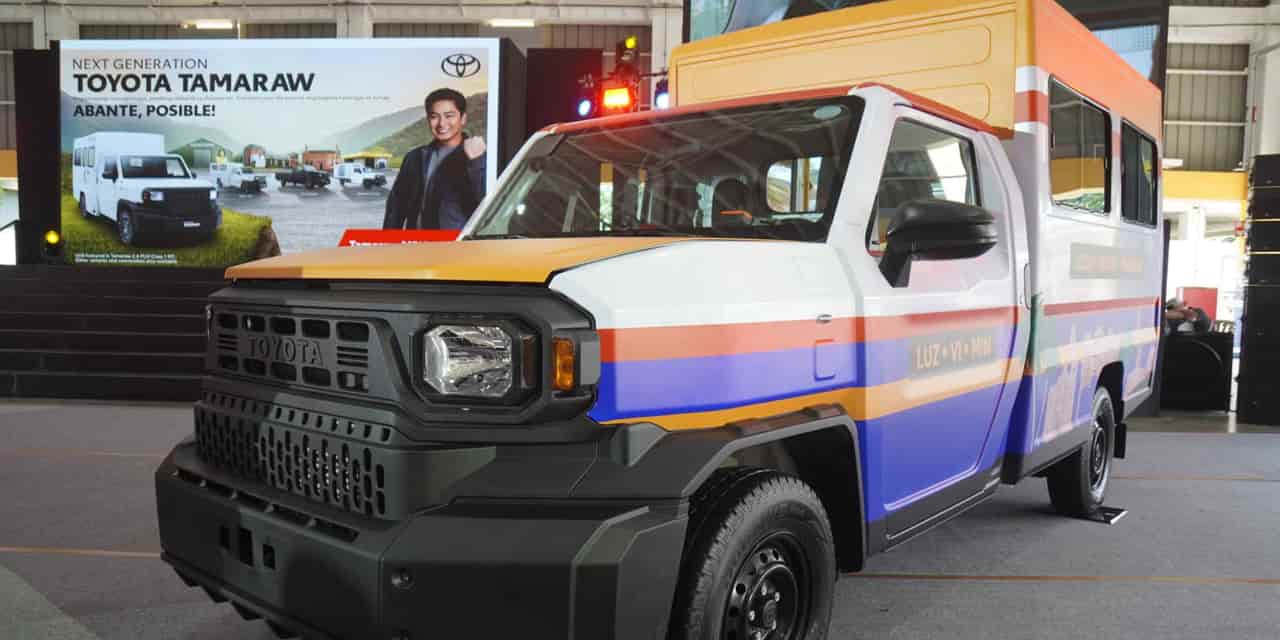 Toyota rolls out jeepney version of Tamaraw in Philippines