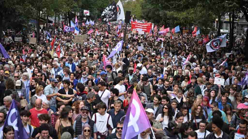 Thousands protest in France over draft law granting police expanded powers