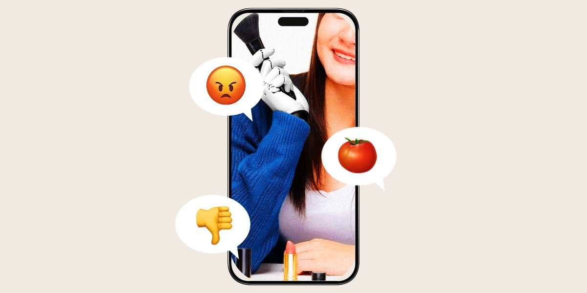 Influencers navigate backlash over AI promotions amid public skepticism