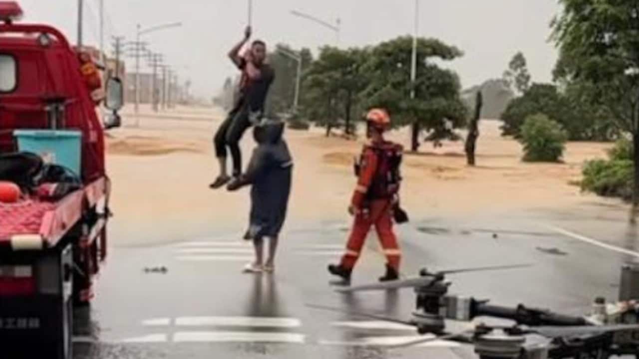 China flood rescue drones spark debate
