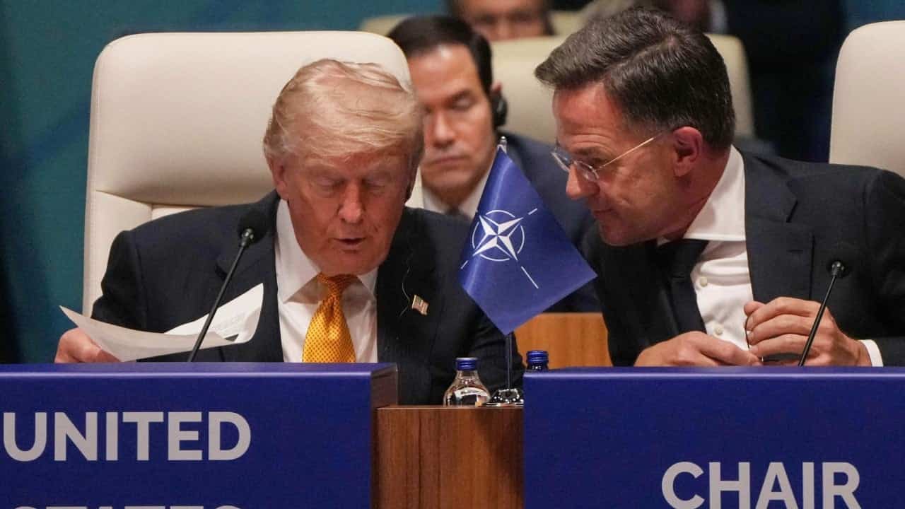 Nato chief calls Trump comments 'family argument' amid summit unity
