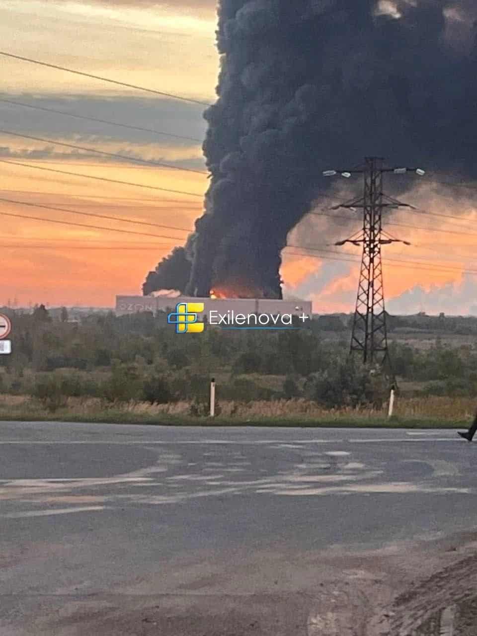 Ukraine reportedly strikes Russian oil refinery and logistics center