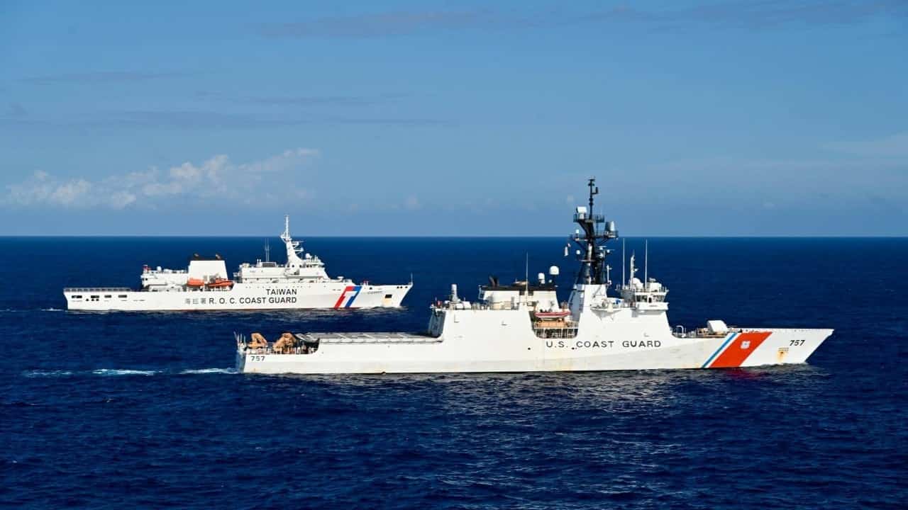 US Coast Guard photo with Taiwan follows China patrols