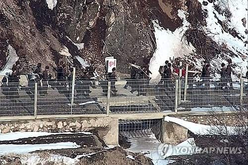 South Korean military fires warning shots after North Korean troops cross MDL