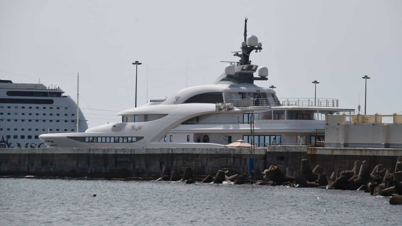 Putin's superyacht 'Graceful' spotted near Denmark