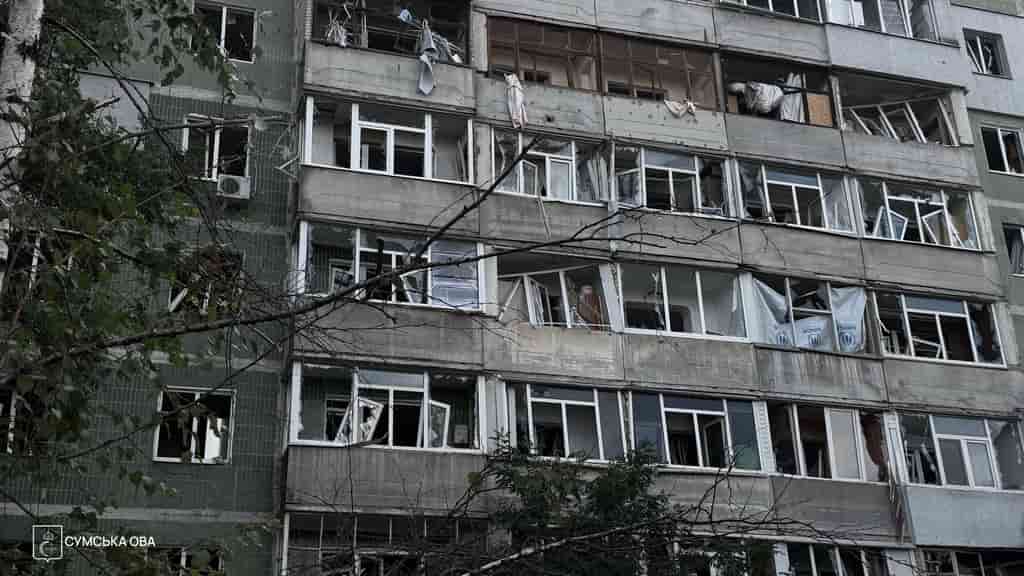 Russian guided bomb attack kills 5 in Sumy, including child