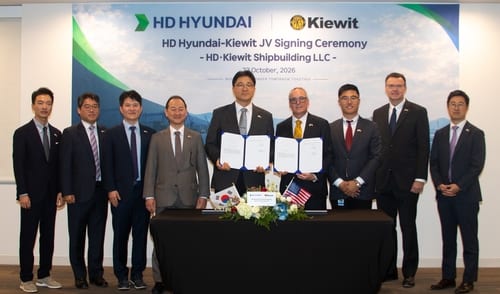 HD Hyundai, Kiewit to Build US Shipyard, Create 3,000 Jobs