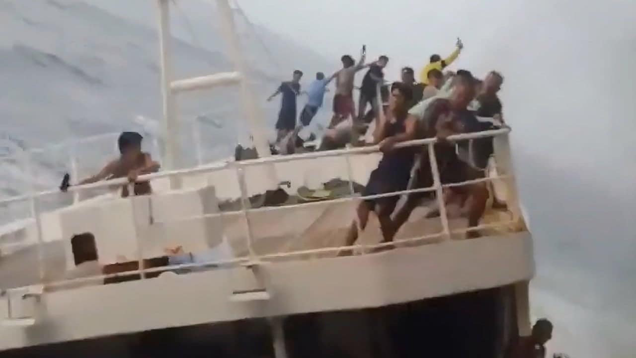 Cargo ship collides with fishing boat in Singapore Strait
