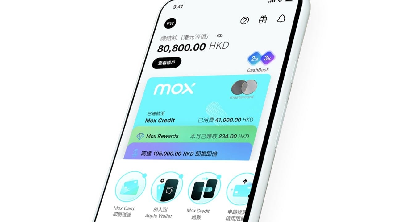 Mox, BOCHK, ZA Bank and Citibank apps rank among Asia-Pacific’s top 10