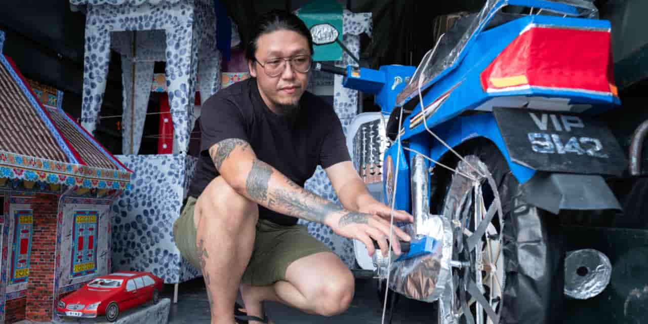 Penang paper effigy makers blend tradition with art