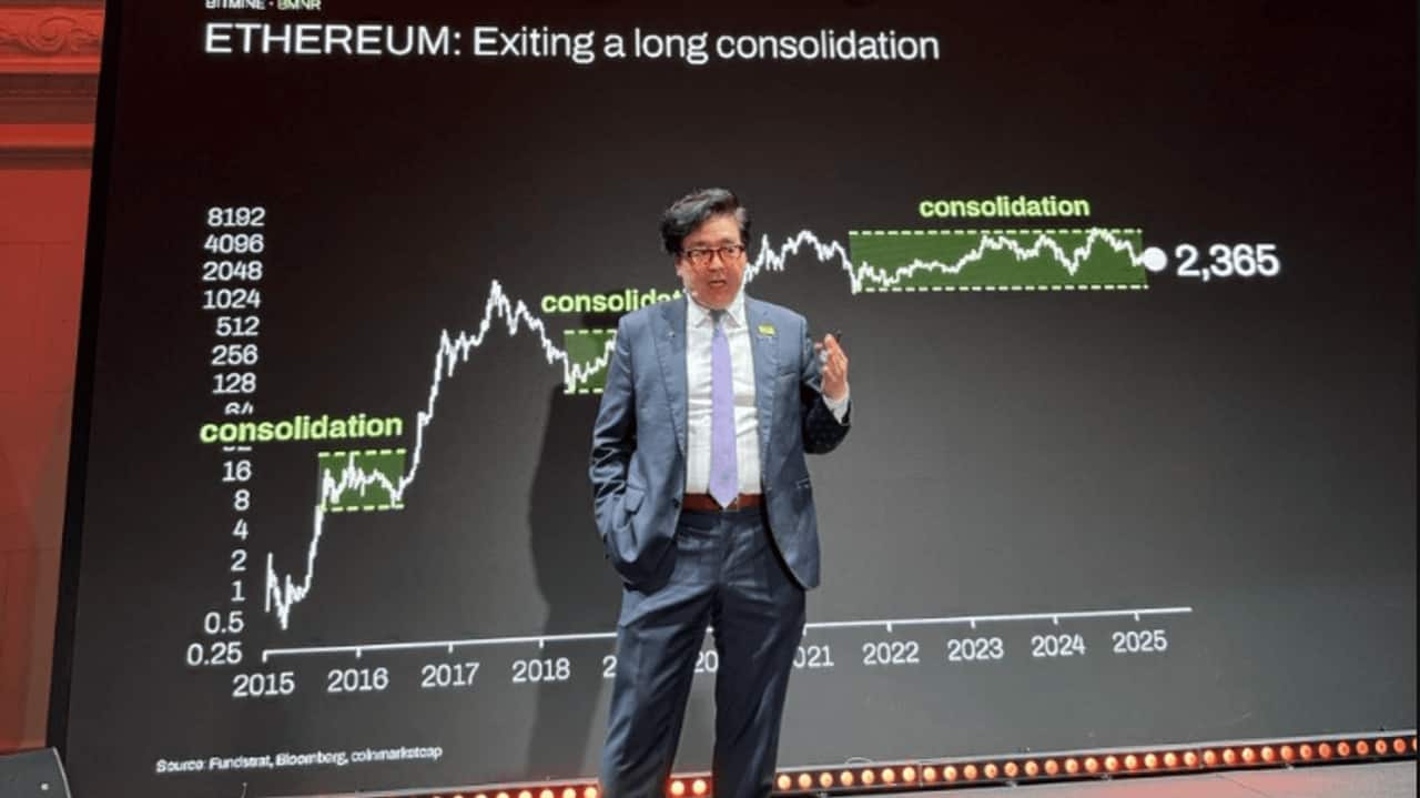 Tom Lee's Bitmine buys 9,926 ETH, boosting holdings to 4.8% of supply