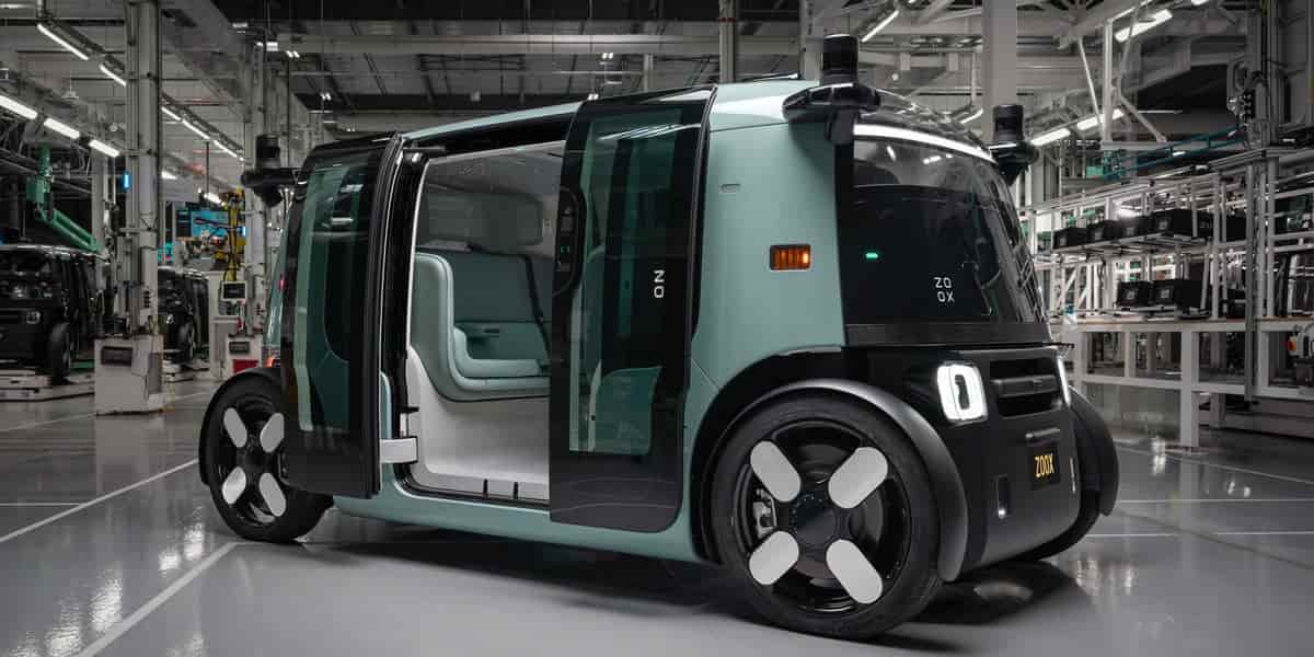 Zoox to ramp up production of up to 100 upgraded robotaxis weekly