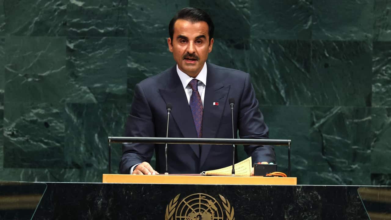 Qatar emir condemns Israeli attacks in Syria, Lebanon, Palestine