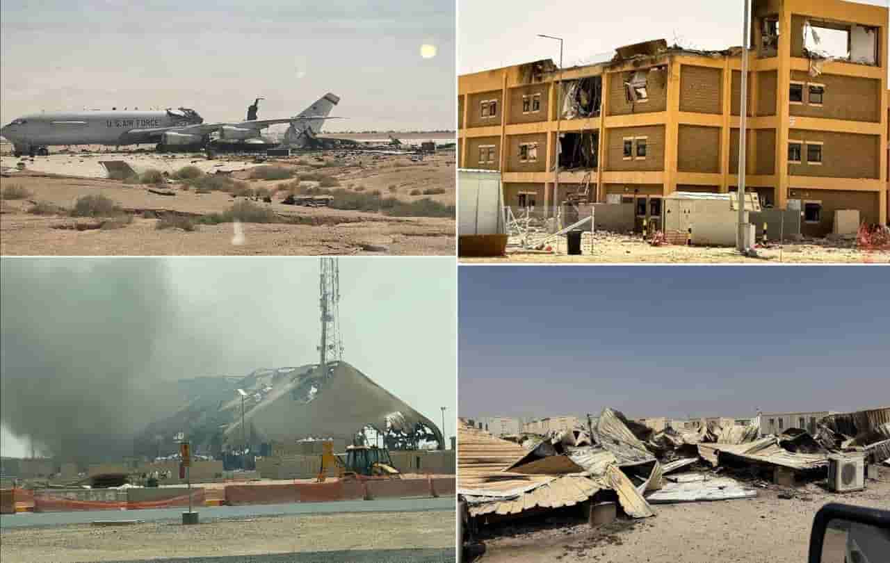 US bases in Kuwait and Saudi Arabia show severe damage from Iranian strikes