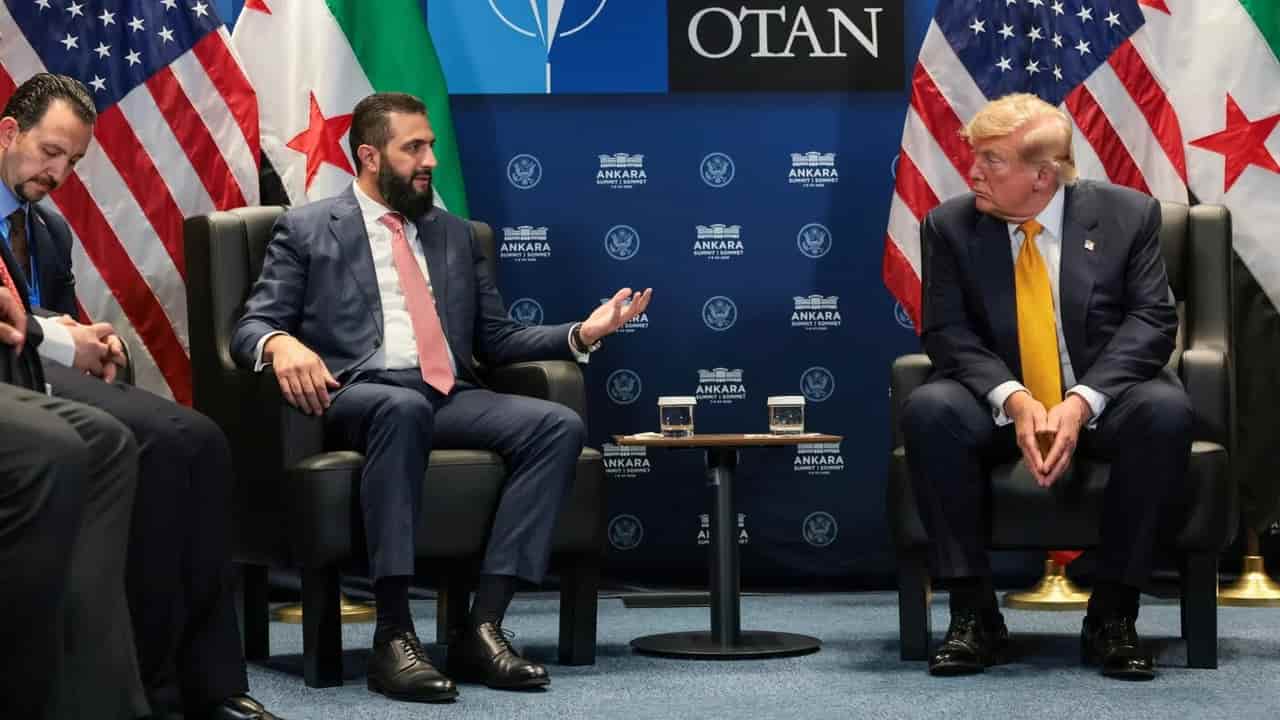 Trump praises Syrian President Sharaa as 'fantastic' and 'highly respected'