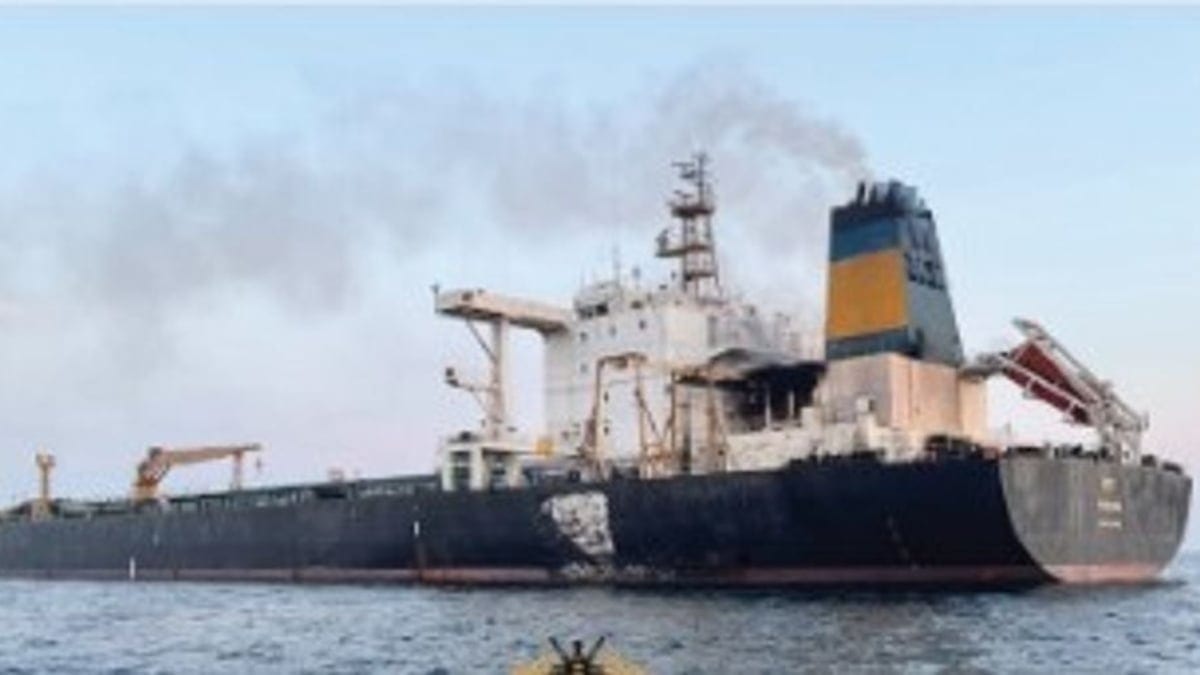 Omani navy evacuates 25 crew from vessel after attack off Musandam