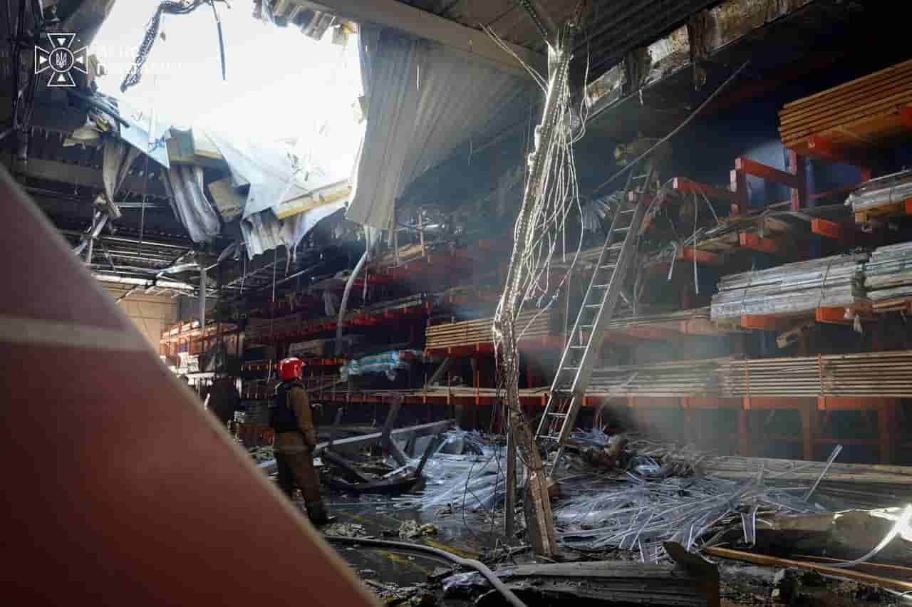 Russia hits four Ukrainian hypermarkets in less than 24 hours