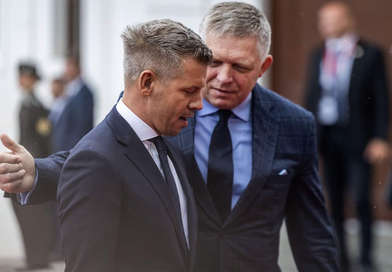 Slovakia, Hungary won't join 70 billion euro EU package for Ukraine, Fico says