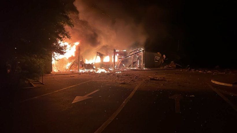 Russian drone strike damages Ukraine-Moldova border crossing