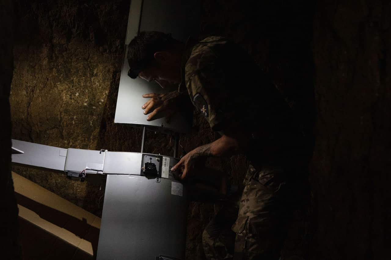 Ukraine uses drones, robots in Donetsk counteroffensive
