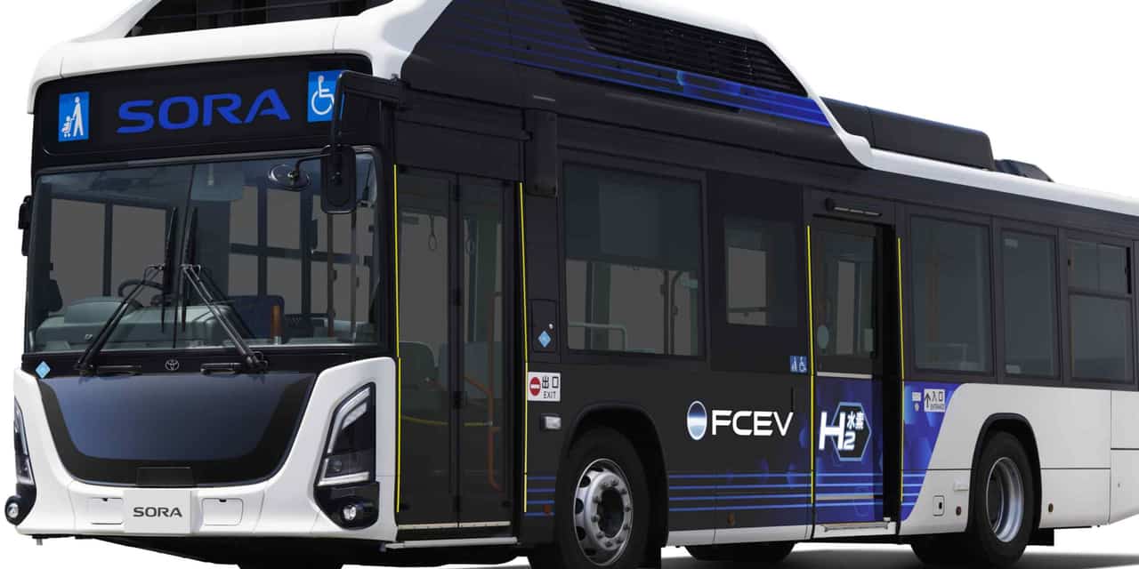 Toyota to launch new hydrogen fuel cell bus with 300km range