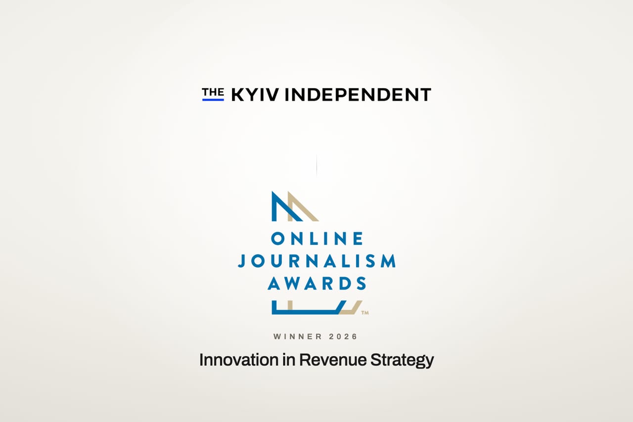 Kyiv Independent wins 2026 Online Journalism Award for revenue strategy
