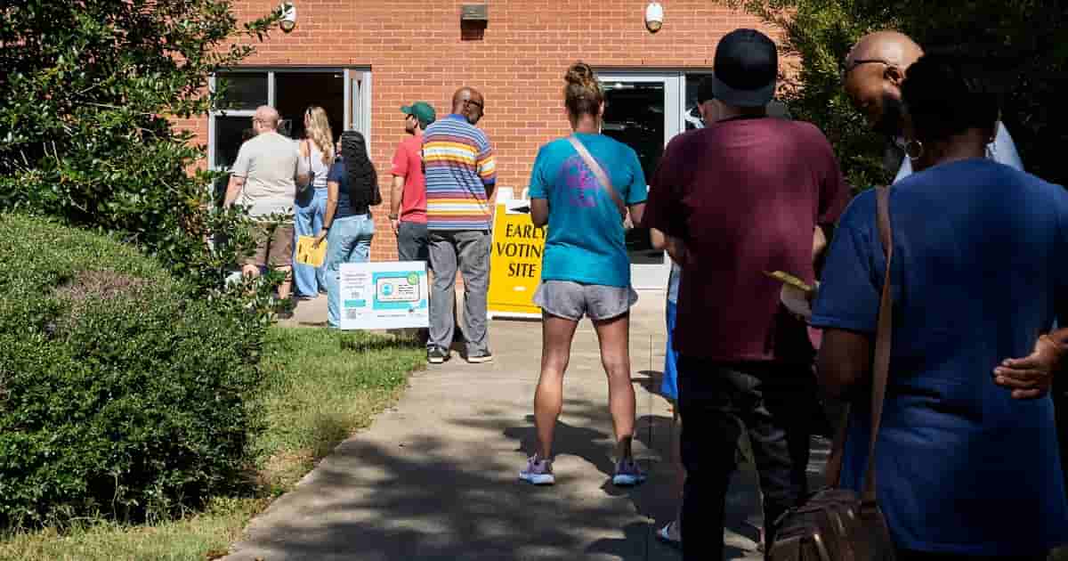 Black early voting surges in South, boosting Democrats