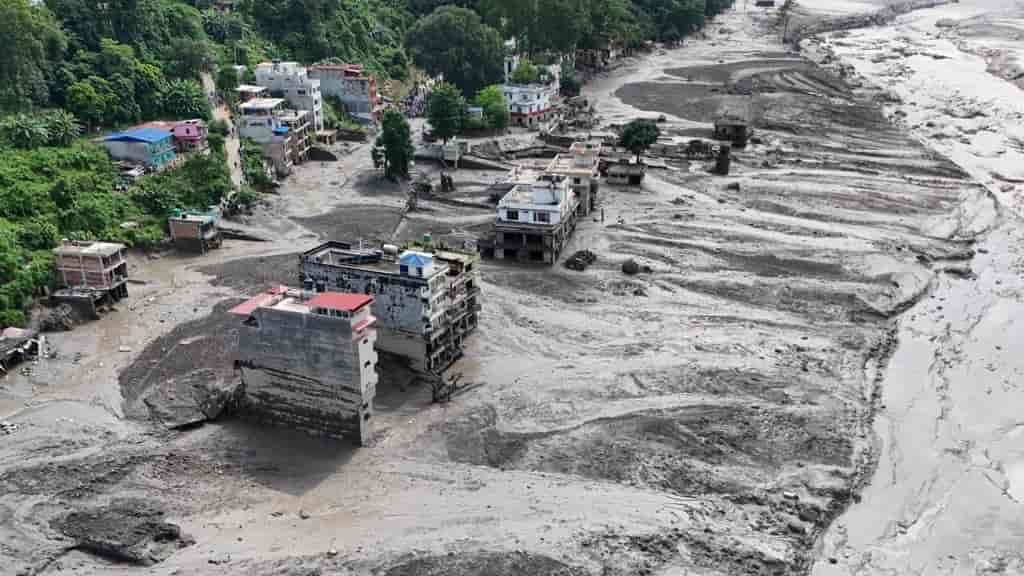 China's satellites capture Nepal flood site images