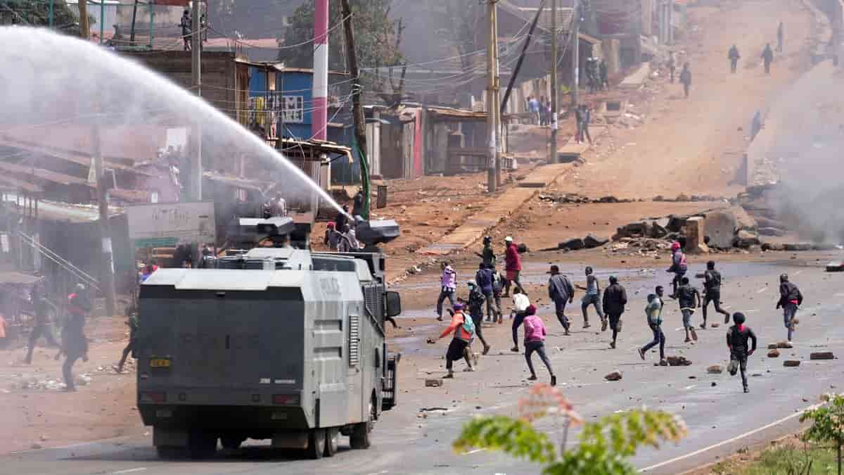 Kenya police disperse protesters marking deadly 2024 rallies