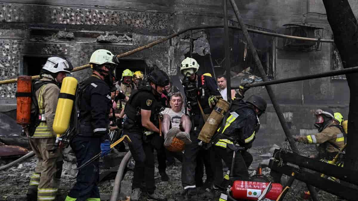 Russian drone strike kills three in Sumy shopping centre