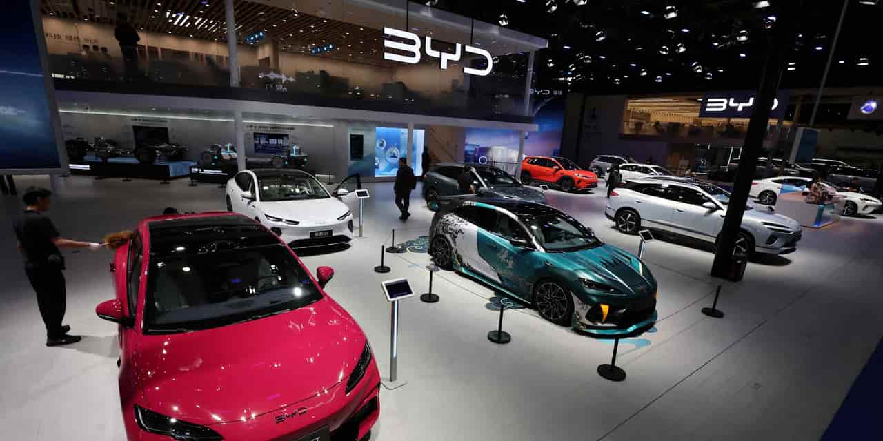 BYD profit rebounds on strong overseas sales amid China slowdown