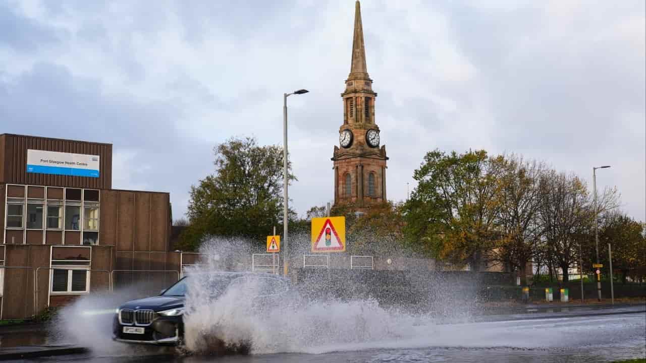 Storms batter northern Europe, cutting power, flights and phone services