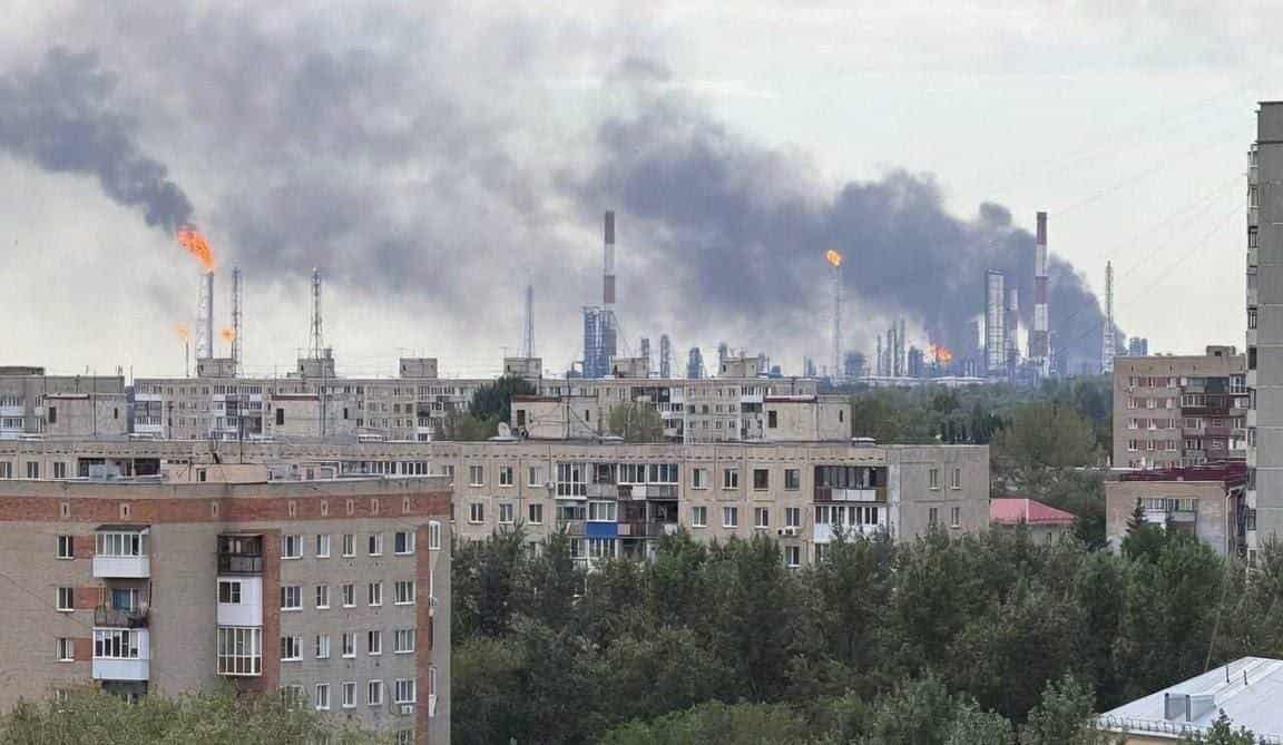 Ukraine strikes Russia's largest oil refinery in Omsk