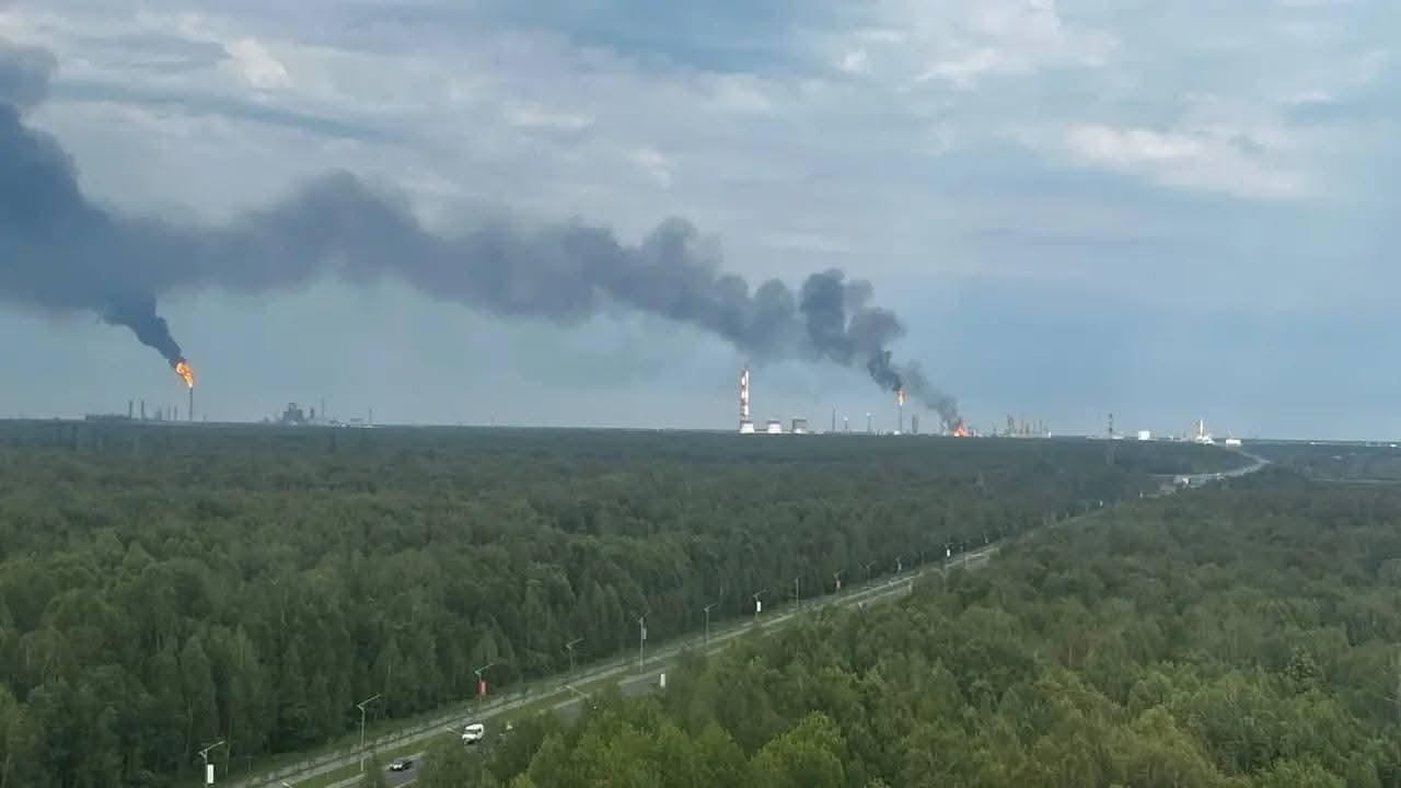 Ukraine strikes Russian petrochemical plant over 2,000 km from border