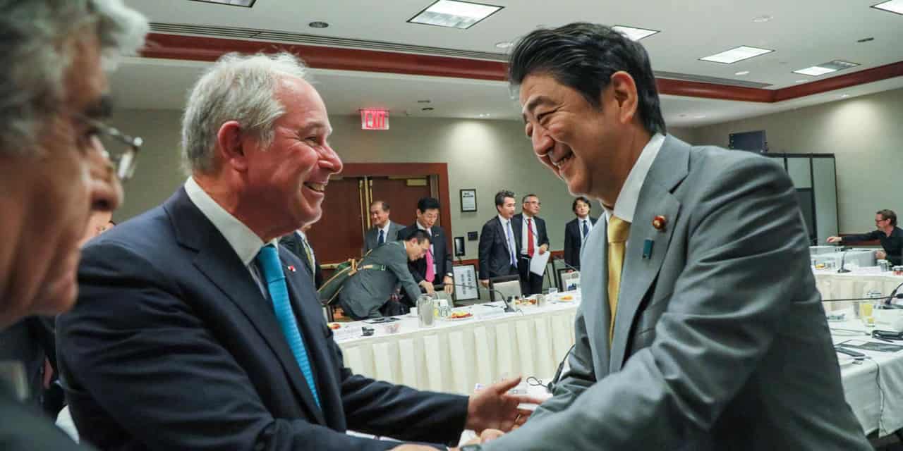 Schwarzman reflects on Abe, Blackstone's early days and Japan's future