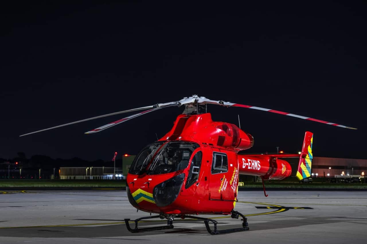 UK air ambulances face 35 laser attacks in first half of 2026