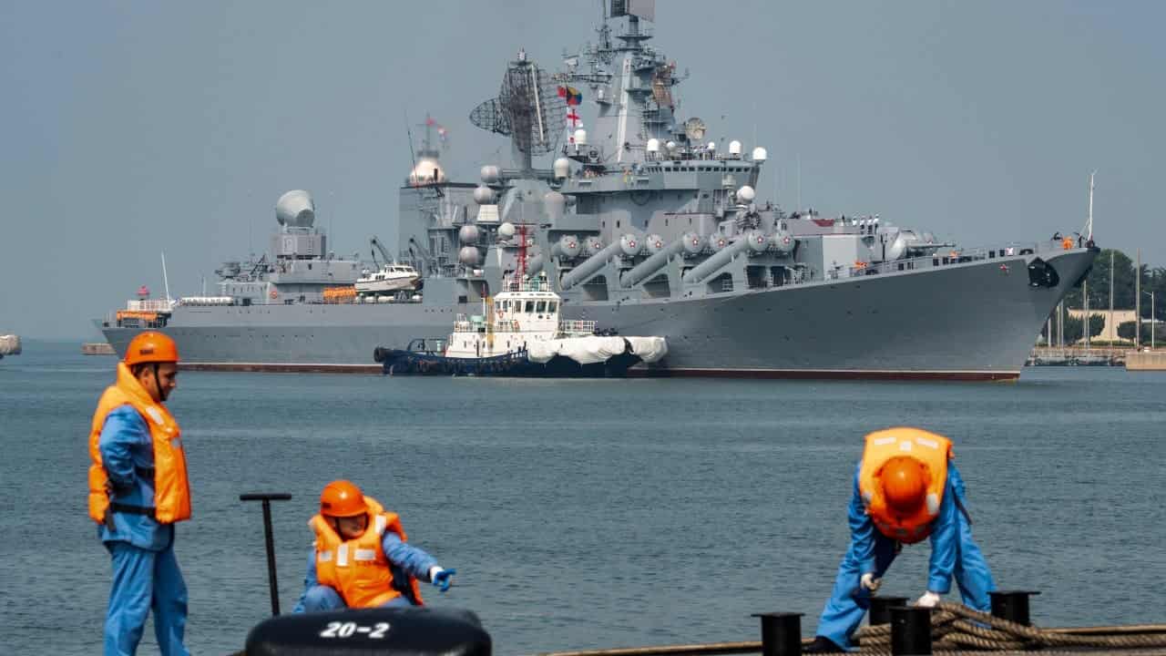 Russian warships dock in Chinese port ahead of Joint Sea exercises