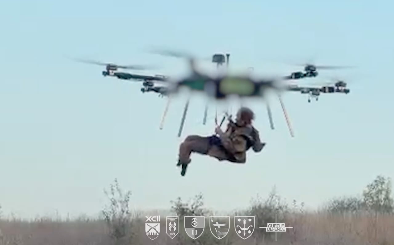 Ukraine drone evacuates injured soldier from front line in 'first-of-its-kind' mission