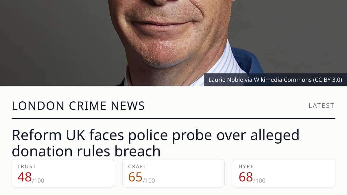 UK police investigate Reform UK for alleged donation rule breaches
