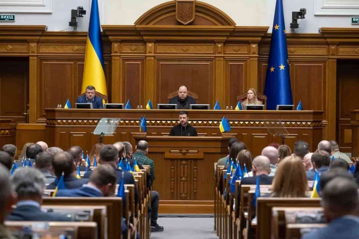 Ukraine parliament passes bills tied to Western funding