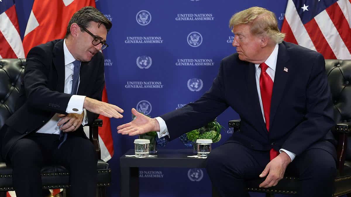 Trump and Burnham's first meeting analyzed for body language