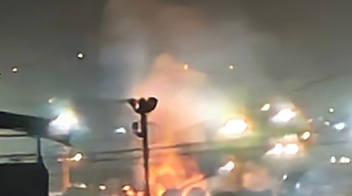 Fires burn in Russian city of Lipetsk after reported Ukrainian attack