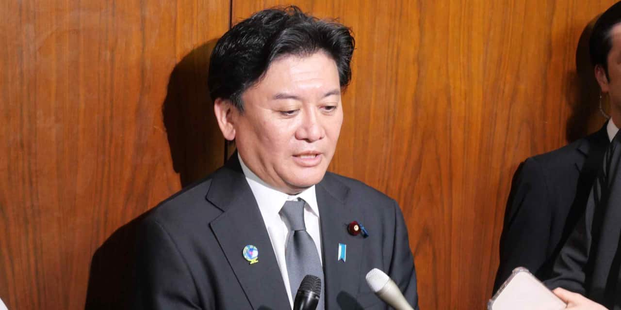 Japan's new farm minister to verify alleged illegal donation