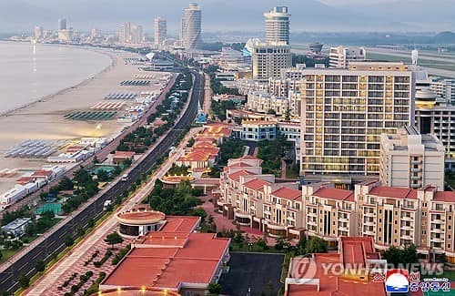 North Korea completes new railway station at Wonsan-Kalma resort